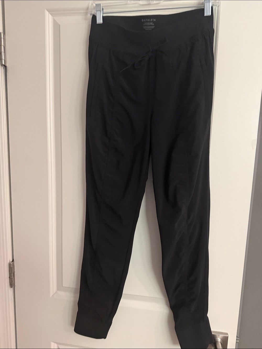 Athleta Black Tapered “Altitude Pant”Performance Joggers
